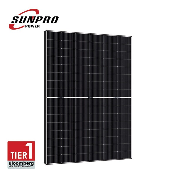 SunPro - 455Wp Bifacial BLACK FRAME N-Type TOPCON - TIER1