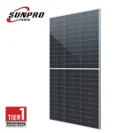 SunPro - 580Wp Bifacial Solar Panel N-Type TOPCON - TIER1 - 2279x1134x35mm
