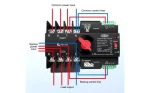 Three Phase АВР TOMZN (ATS) TOQ7-125 4P/125A Black Type2 Generator - Image 2